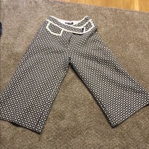 Urban Outfitters Pink black cropped cashwool  pant